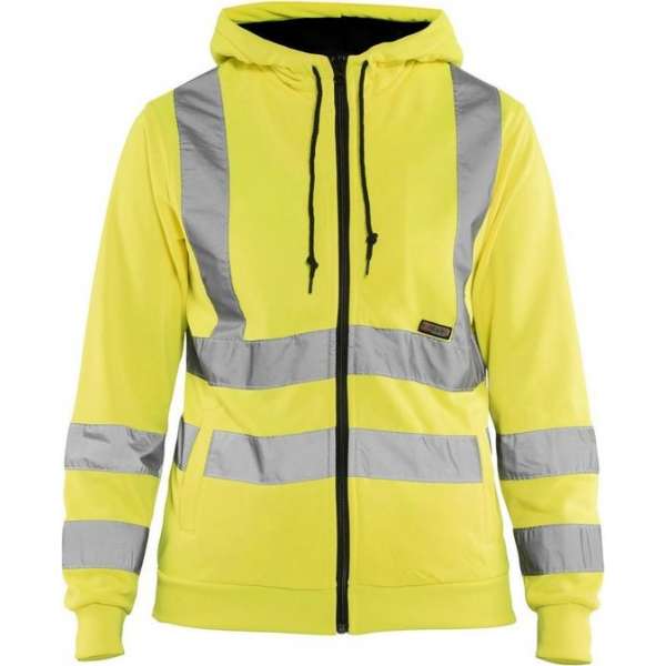 Blåkläder 3347-1974 Dames hooded sweatshirt High Vis Geel maat XL Blåkläder 3347-1974 Dames hooded sweatshirt High Vis Geel maat XL