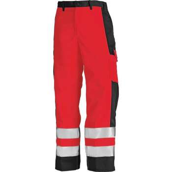 Blaklader Werkbroek High Vis - High Vis Rood/Zwart - C54