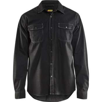 Blaklader 3295 Werkoverhemd Denim Zwart
