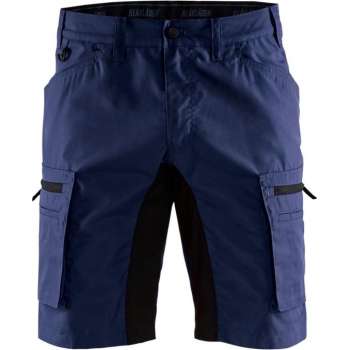 Blaklader Service short stretch - Marineblauw/Zwart - C48