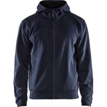 Blåkläder 3363-2526 Hoodie met rits Donker marineblauw/Zwart maat M