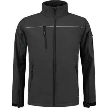 Tricorp Soft Shell jack - Workwear - 402006 - Donkergrijs - maat 7XL
