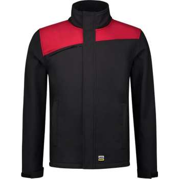 Tricorp Softshell Bicolor Naden 402021 - Mannen - Zwart/Rood - S