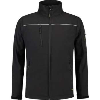 Tricorp Soft Shell jack - Workwear - 402006 - Zwart - maat 5XL