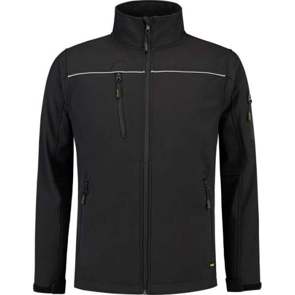 Tricorp Soft Shell jack - Workwear - 402006 - Zwart - maat 5XL