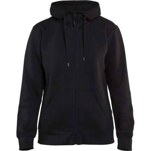 Blåkläder 3395-1048 Dames Hoodie met rits Zwart maat XXL