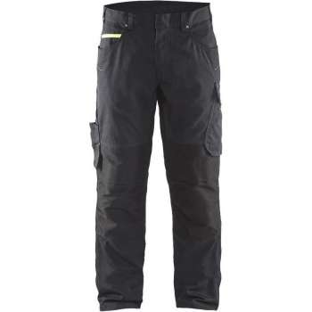Blaklader Service Werkbroek met stretch 1495-1330 - Mannen - Zwart/Geel - 50