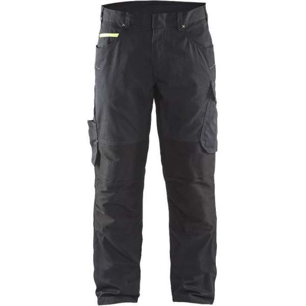 Blaklader Service Werkbroek met stretch 1495-1330 - Mannen - Zwart/Geel - 50 Blaklader Service Werkbroek met stretch 1495-1330 - Mannen - Zwart/Geel - 50