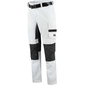 Tricorp Schildersbroek Twill 502016 - Mannen - Wit/Grijs - 48