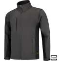 Tricorp soft shell jack bi-color - Workwear - 402002 - donkergrijs / zwart - maat XXL