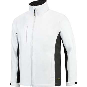 Tricorp Soft Shell Jack Bi-Color - Workwear - 402002 - Wit Donkergrijs - maat XXL