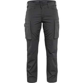 Blåkläder 7159-1845 Dames service werkbroek stretch Donkergrijs/Zwart maat 30
