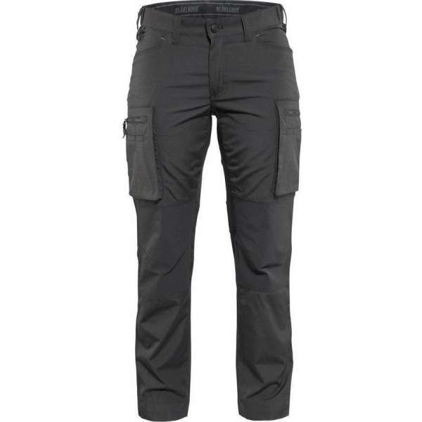 Blåkläder 7159-1845 Dames service werkbroek stretch Donkergrijs/Zwart maat 30 Blåkläder 7159-1845 Dames service werkbroek stretch Donkergrijs/Zwart maat 30