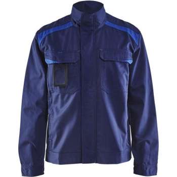 Blåkläder 4054-1800 Industriejack Ongevoerd Marineblauw/Korenblauw maat XXXL