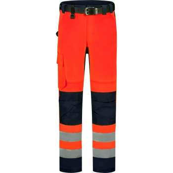 Tricorp Werkbroek High Vis Bicolor Stretch 503011 - Mannen - Rood/Ink - 54