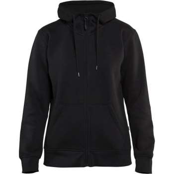 Blåkläder 3395-1048 Dames Hoodie met rits Zwart maat XL
