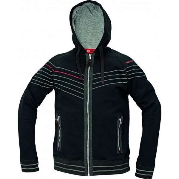 Hooded sweatvest Assent Winton zwart maat XXL Hooded sweatvest Assent Winton zwart maat XXL