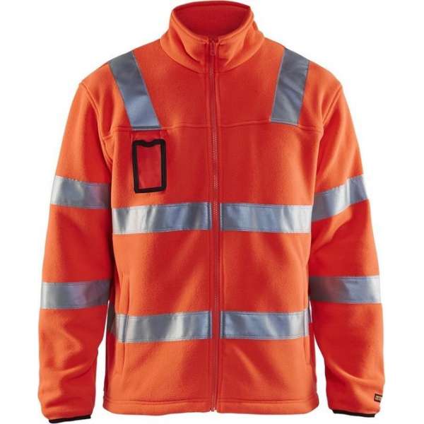 Blåkläder 4833-2560 Fleecejas High Vis Fluor Rood maat XXL