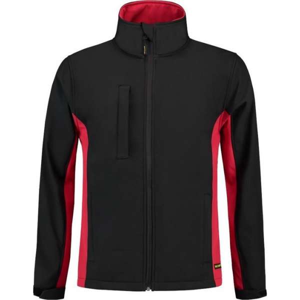 Tricorp Soft Shell Jack Bi-Color - Workwear - 402002 - Zwart-Rood - maat XS Tricorp Soft Shell Jack Bi-Color - Workwear - 402002 - Zwart-Rood - maat XS