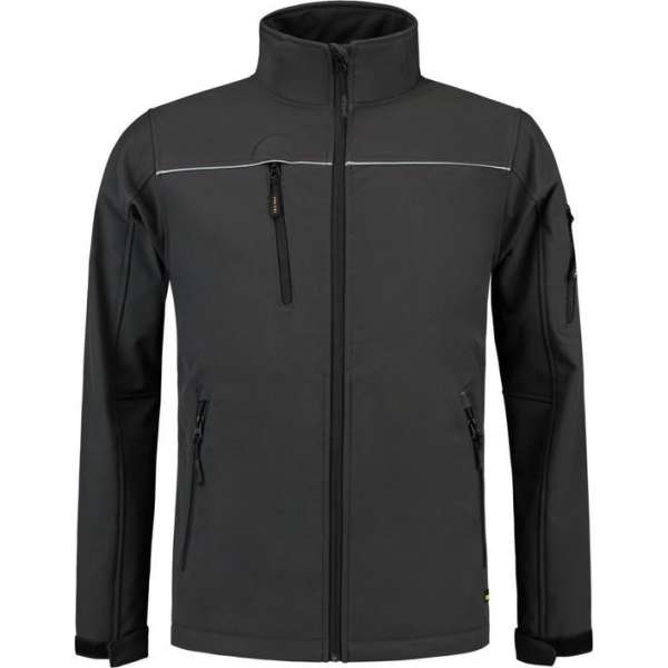 Tricorp Soft Shell jack - Workwear - 402006 - Donkergrijs - maat 3XL