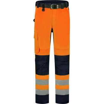 Tricorp Werkbroek High Vis Bicolor Stretch 503011 - Mannen - Oranje/Ink - 52