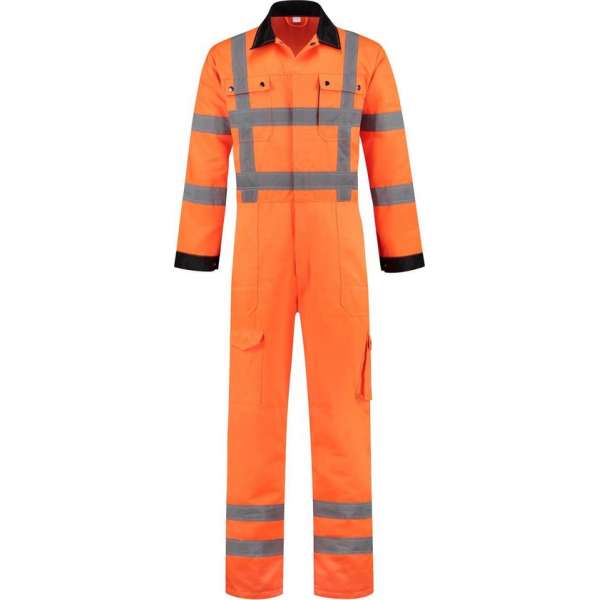 GAEVE Overall Polyester / Katoen RWS Fluor Oranje - Maat 54 GAEVE Overall Polyester / Katoen RWS Fluor Oranje - Maat 54