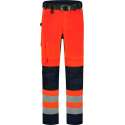 Tricorp Werkbroek High Vis Bicolor Stretch 503011 - Mannen - Rood/Ink - 46