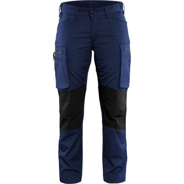 Blaklader Dames Service werkbroek Stretch 7159-1845 - Vrouwen - Navy/Zwart - 34 Blaklader Dames Service werkbroek Stretch 7159-1845 - Vrouwen - Navy/Zwart - 34