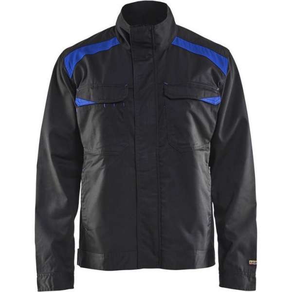 Blåkläder 4054-1800 Industriejack Ongevoerd Zwart/Korenlblauw maat XXXL