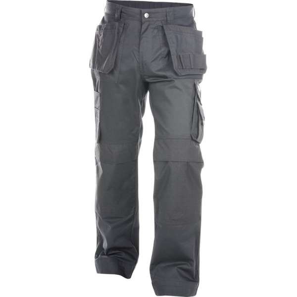 Dassy Oxford Holsterzakkenbroek met kniezakken 200444 (300 g/m2) - binnenbeenlengte Standaard (81-86 cm) - Cementgrijs - 58