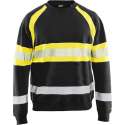 Blaklader Sweater High Vis - Zwart/High Vis Geel - XL