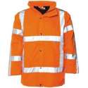 M-Wear parka 0986 Oxford nylon RWS fluo oranje maat L