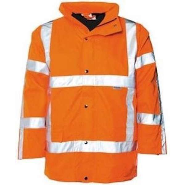 M-Wear parka 0986 Oxford nylon RWS fluo oranje maat L M-Wear parka 0986 Oxford nylon RWS fluo oranje maat L