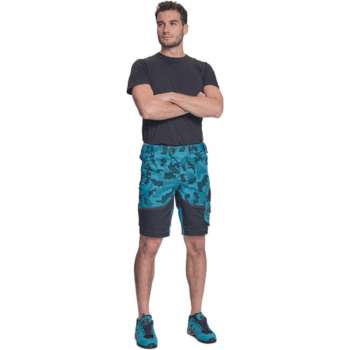 Neurum camouflage short petrol blauw maat 62