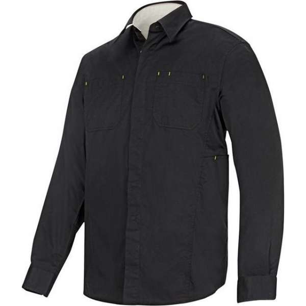 Snickers Industry Shirt Zwart/Grijs maat S Snickers Industry Shirt Zwart/Grijs maat S