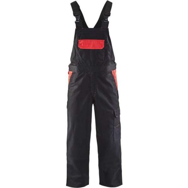 Blåkläder 2664-1800 Bretelbroek Industrie Zwart/Rood maat 60 Blåkläder 2664-1800 Bretelbroek Industrie Zwart/Rood maat 60