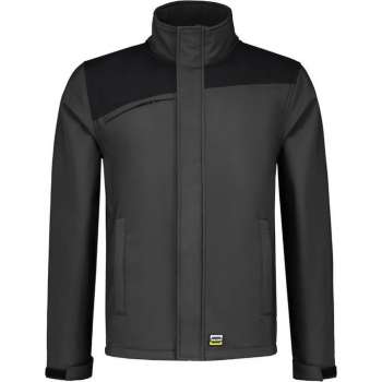 Tricorp Softshell Bicolor Naden 402021 - Mannen - Donkergrijs/Zwart - XS