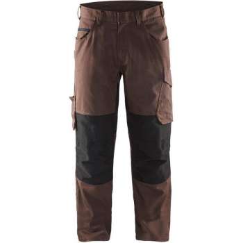 Blaklader Service Werkbroek met stretch 1495-1330 - Mannen - Bruin/Zwart - 46