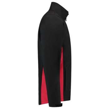 Tricorp Soft Shell Jack Bi-Color - Workwear - 402002 - Zwart-Rood - maat XXS
