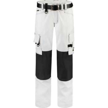 Tricorp worker / werkbroek canvas met cordura wit/donkergrijs TWC2000 maat 55