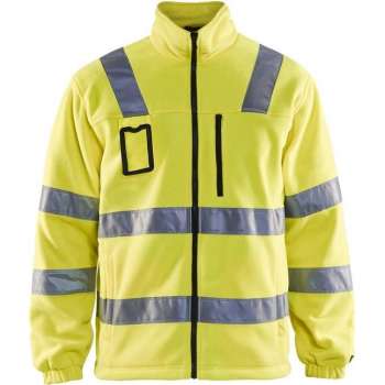 Blåkläder 4853-2560 Fleecejas High Vis Geel maat XXL