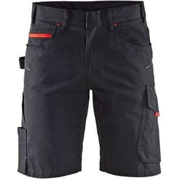 Blaklader Werkshort 1499 zwart/rood - maat C48