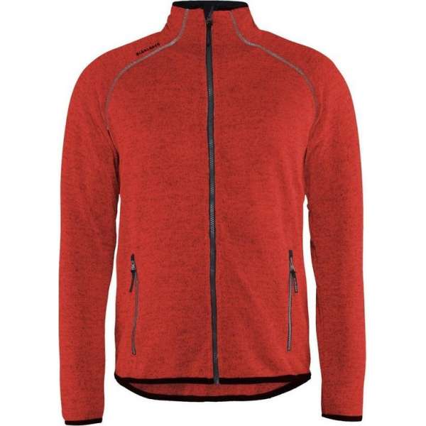 Blåkläder 4942-2117 Gebreid vest Rood/Zwart maat XL Blåkläder 4942-2117 Gebreid vest Rood/Zwart maat XL