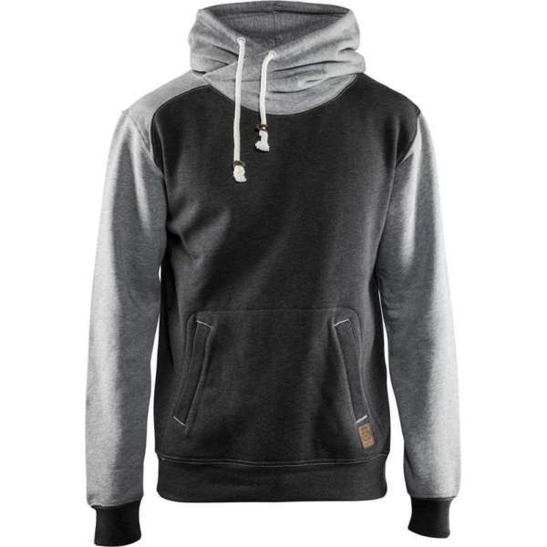 Blåkläder 3399-1157 Hooded Sweatshirt Limited Zwart/Grijs maat XS Blåkläder 3399-1157 Hooded Sweatshirt Limited Zwart/Grijs maat XS