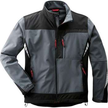 Softshell herenjas antraciet/zwart maat XXXL