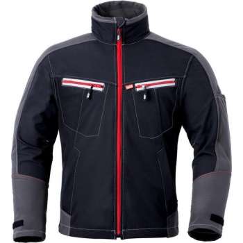 Havep 40145 Softshell Zwart/Charcoal Grijs maat XS
