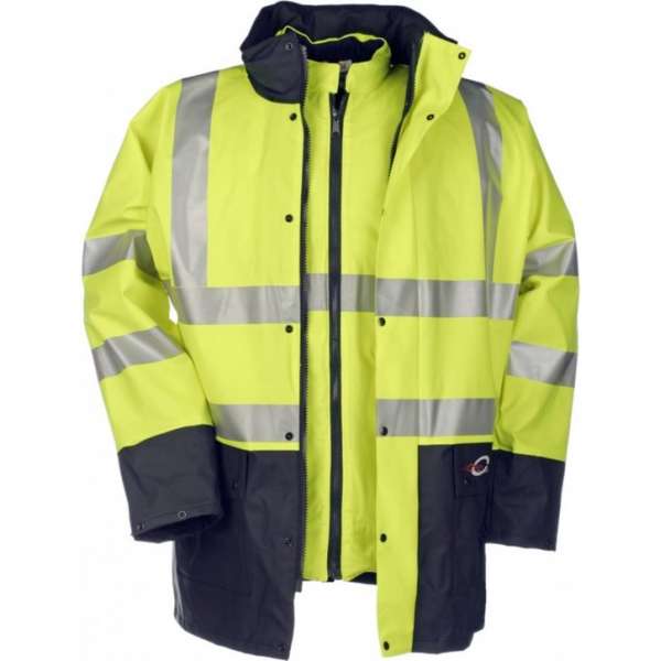 Werkkleding Sioen 6833A9F01076 LIM- Jas Marianis Fluo Geel / Jade - Maat: 2XL, Kleur: Fluor Werkkleding Sioen 6833A9F01076 LIM- Jas Marianis Fluo Geel / Jade - Maat: 2XL, Kleur: Fluor
