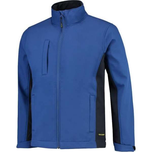 Tricorp Soft Shell Jack Bi-Color - Workwear - 402002 - Royalblauw-Navy - maat L Tricorp Soft Shell Jack Bi-Color - Workwear - 402002 - Royalblauw-Navy - maat L