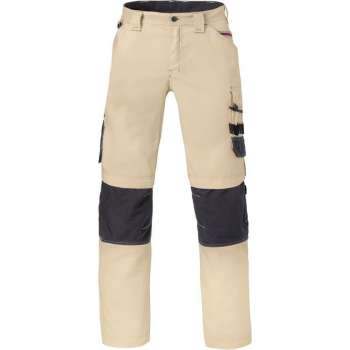 Havep 80229 Werkbroek Zand/Charcoal Grijs maat V26