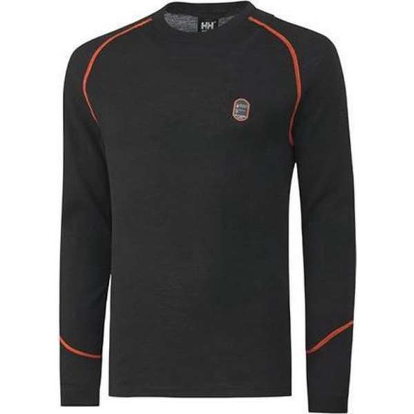 Helly Hansen Fakse LS Crew Neck 3XL (990 Zwart) Helly Hansen Fakse LS Crew Neck 3XL (990 Zwart)